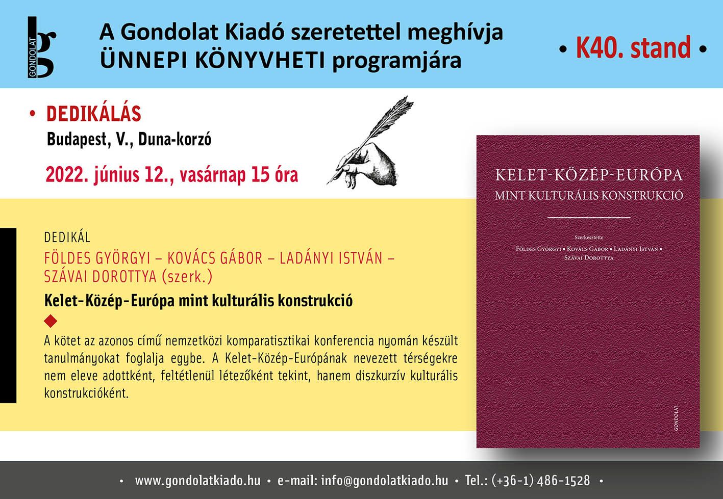 Meghivo Kelet Közép Európa dedikálás