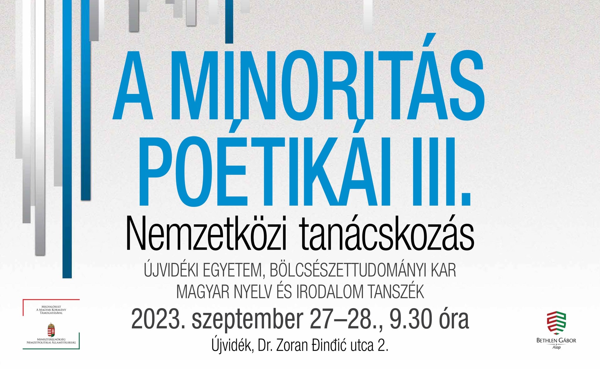 Nemzetközi Tanácskozáson vettek részt oktatóink